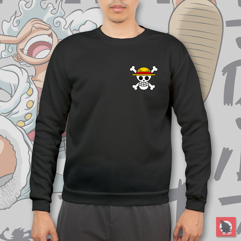 BZTEE - LUFFY GEAR 5 FELPA SENZA CAPPUCCIO - Le Spese di Spedizioni sono GRATUITE!