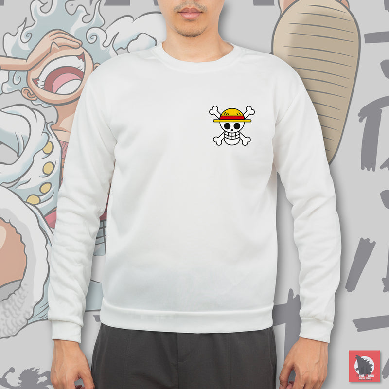 BZTEE - LUFFY GEAR 5 FELPA SENZA CAPPUCCIO - Le Spese di Spedizioni sono GRATUITE!