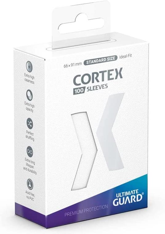 Ultimate Guard Cortex Sleeves Standard Size White (100) Ultimate Guard