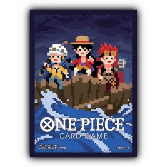 Bandai One Piece Trading Card Supplies - Deck Protectors - THE THREE CAPTAINS (70 Sleeves)