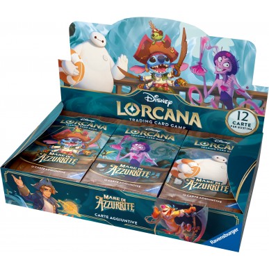 Lorcana - Mare di Azzurrite - Booster Pack Display da 24 Buste (ITA)