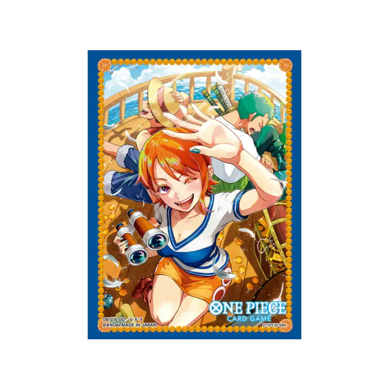 Standard - One Piece Card Game - Official Sleeves 8 - Nami (70 Bustine)