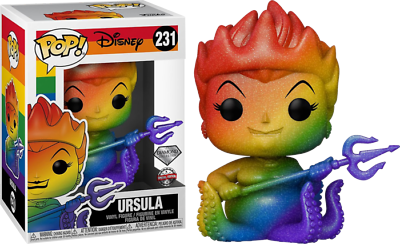 URSULA DISNEY PRIDE POP 231 (DIAMOND AND GLITTER RAINBOW)