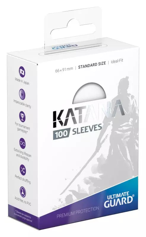 Ultimate Guard Katana Sleeves Standard Size White (100)